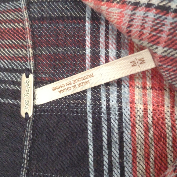 Free people flannel bandana shirt - Picture 3 of 4